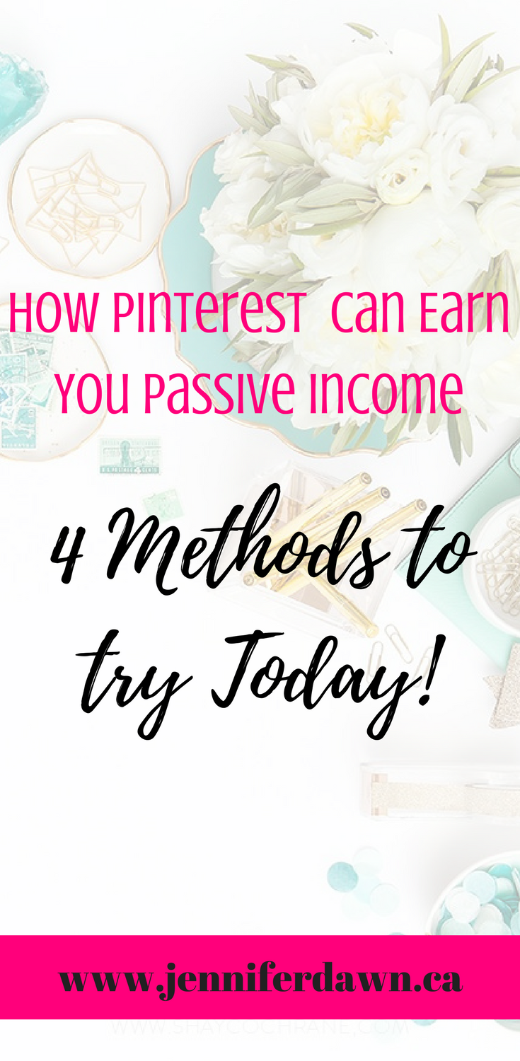 Learn 4 different ways I earn money with Pinterest. / Make passive income with Pinterest / Pinterest Marketing / How to use Pinterest / Pinterest Business / Pinterest Marketing Tips How to earn money with Pinterest, How to grow your pinterest following