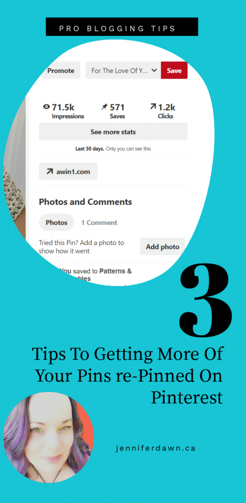 3 Tips To Getting More Of Your Pins Re-Pinned On Pinterest. Do these 3 things and see an increase in pin saves, pin clicks , website visits and sales! How To Use Pinterest // Pinterest Marketing Strategies