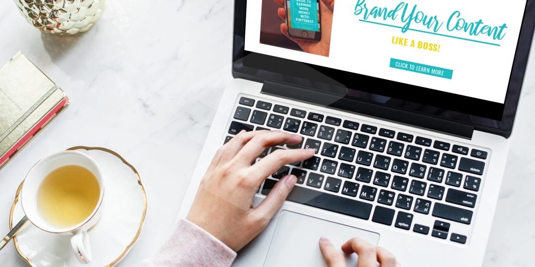 How To Make Professional Looking Branded Images On A Beginner Blogger Budget. #bloggingtips #marketing #brandingtips