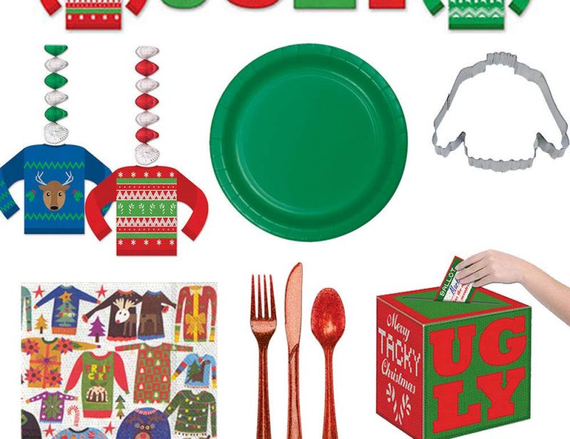 Ugly Christmas Sweater Party Supplies