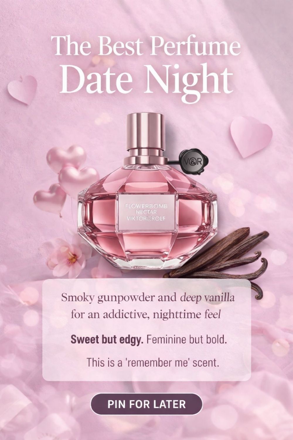 A collection of perfumes styled for romantic date nights with soft lighting.