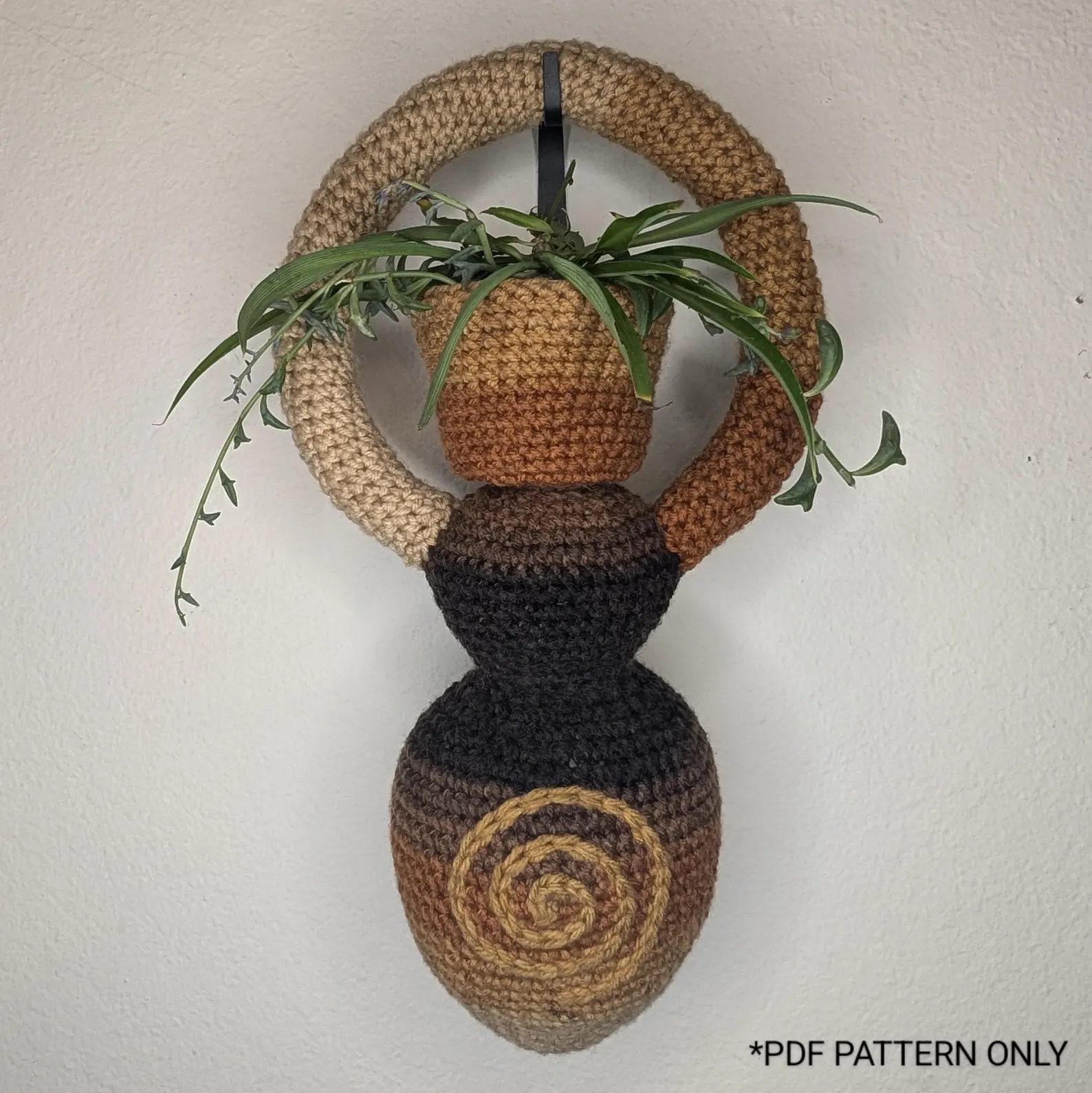 Goddess Plant Hanger Crochet Pattern