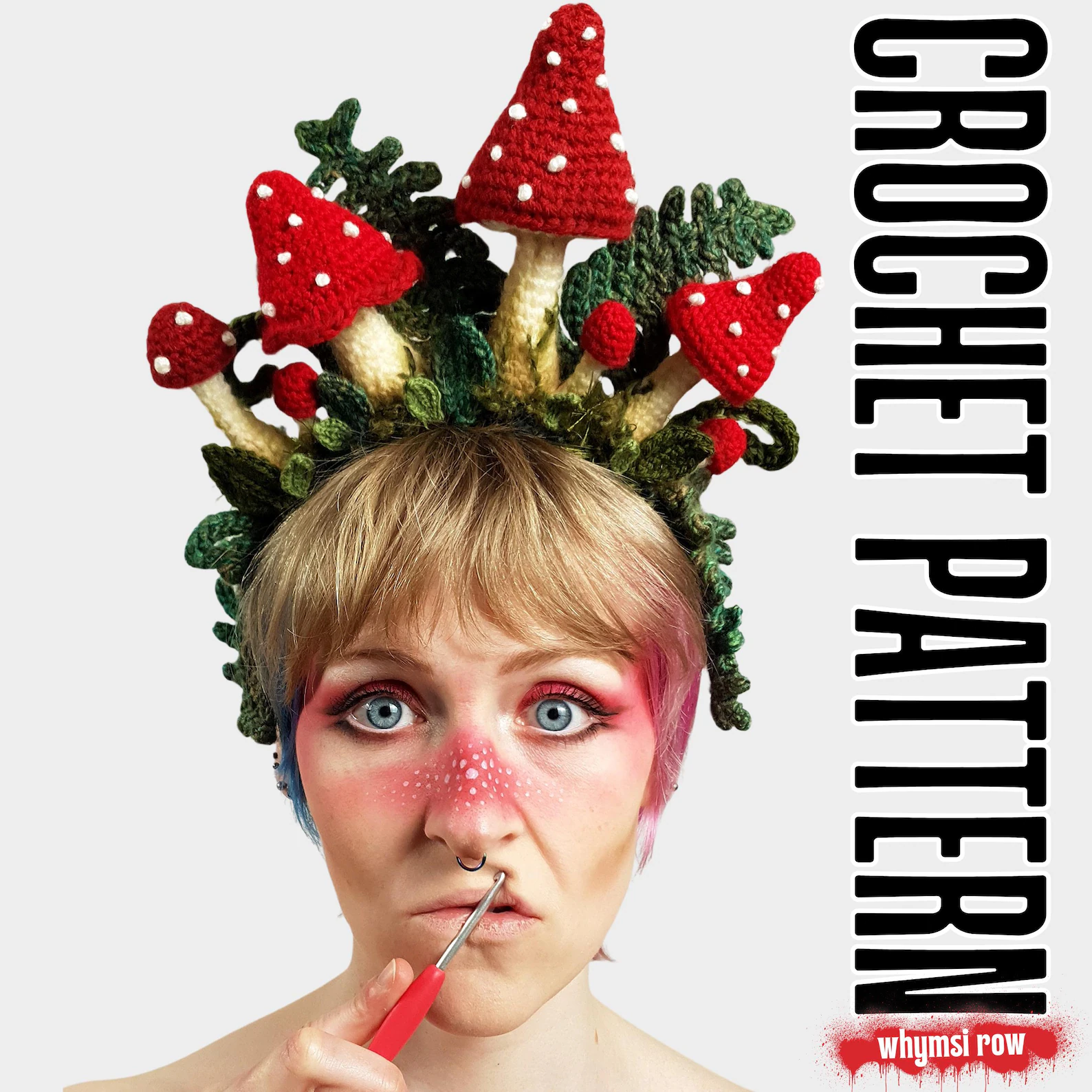 Amanita Crown Crochet PATTERN