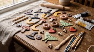 Clay Magnets Youll Want to Make And Keep Witchy Boho Cute DIY Ideas 1