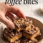 Delicious keto toffee dessert bites