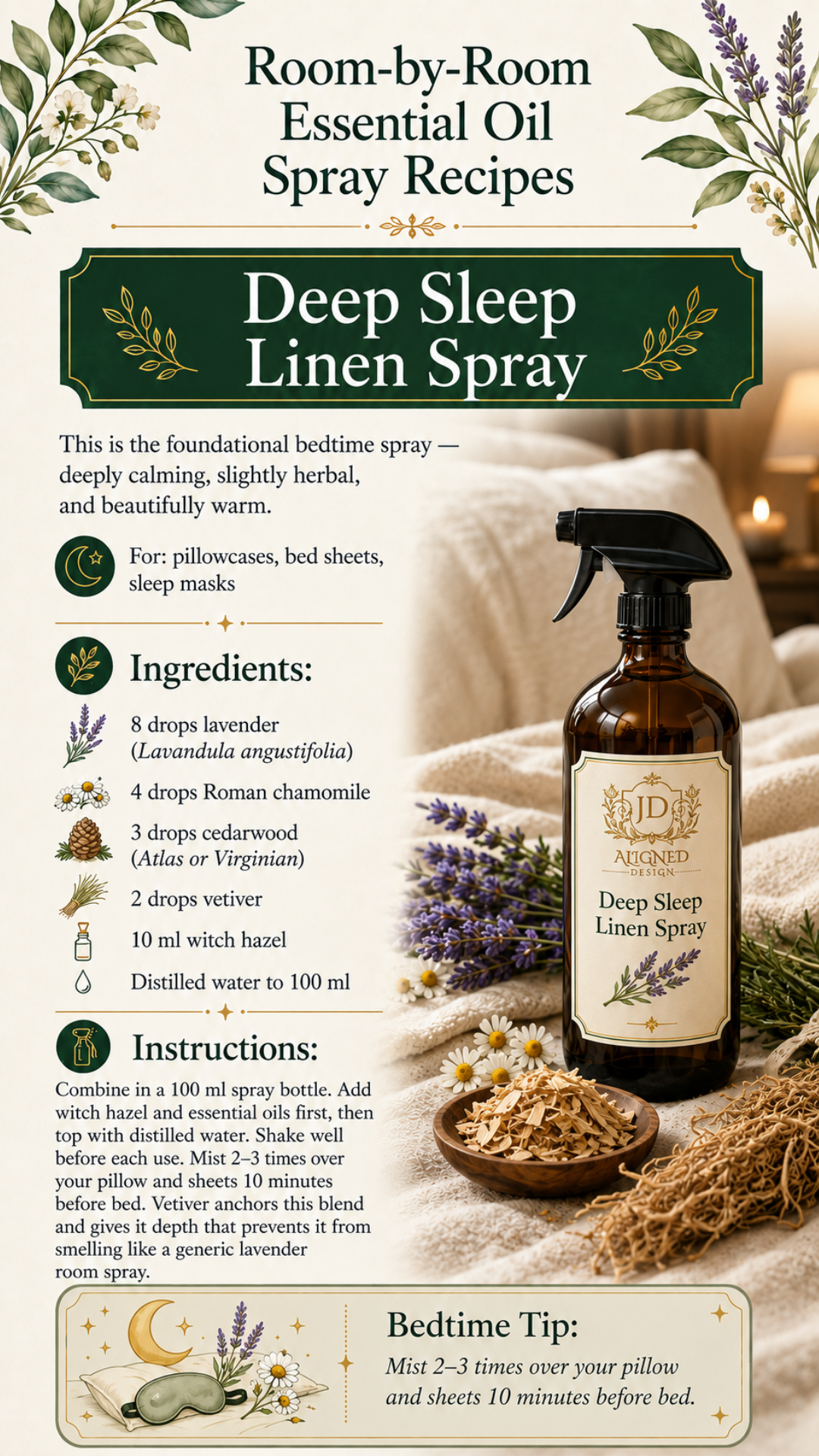 DIY Linen Spray with Essential Oils 3