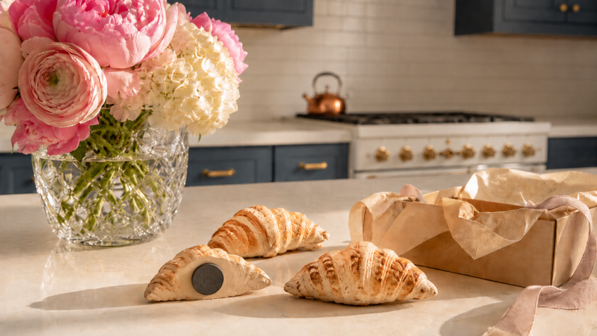 How to Make Air Dry Clay Croissant Magnets That Look Almost Real