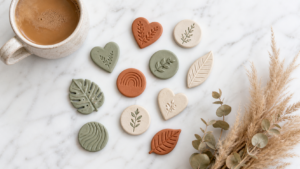 How to Make Air Dry Clay Fridge Magnets 4