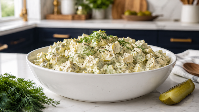 Low Carb Dill Pickle Salad 1 1