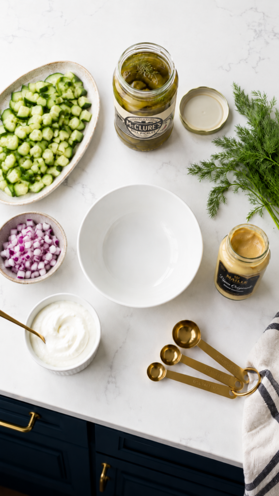 Low Carb Dill Pickle Salad 1