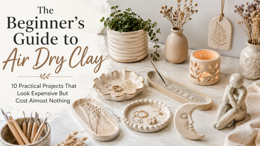 The Beginners Guide to Air Dry Clay 10 Practical Projects That Look Expensive But Cost Almost Nothing