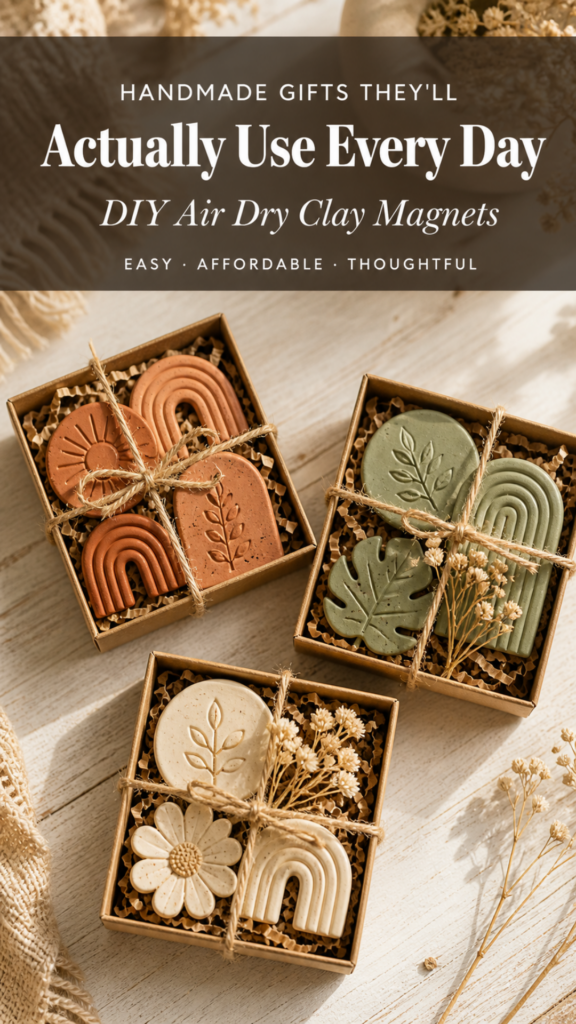 how to make air dry clay magnets 14