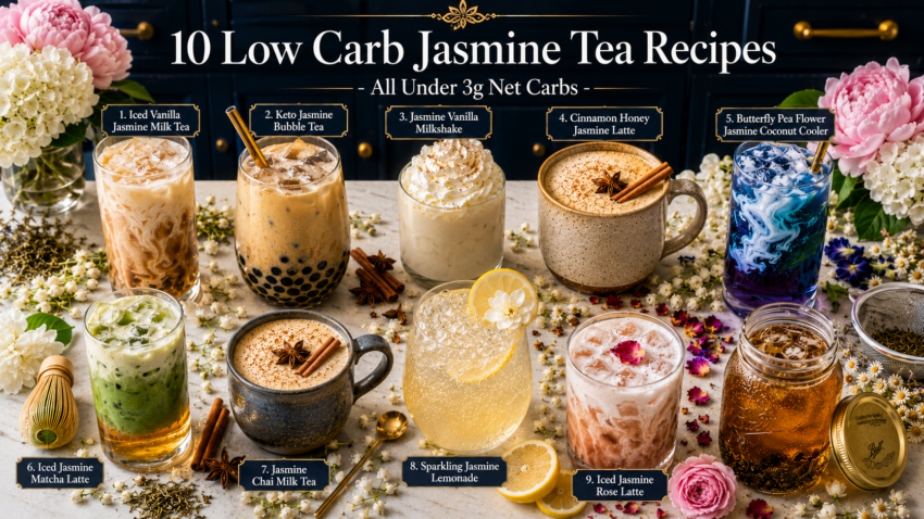 10 LOW CARB JASMINE TEA