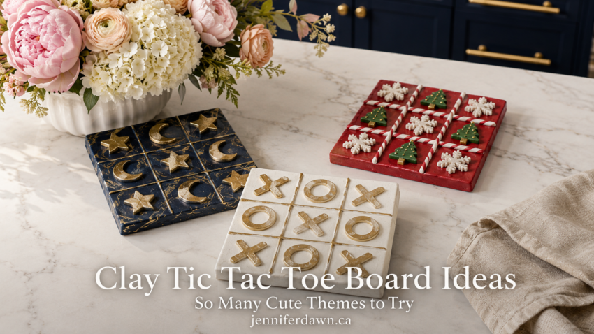 CLAY TIC TAC TOE BOARDS