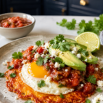 keto huevos rancheros, low carb huevos rancheros, keto Mexican breakfast, low carb Mexican breakfast, huevos rancheros without tortilla, keto breakfast recipes, cauliflower hash breakfast, low carb eggs, keto brunch recipes, Mexican keto recipes, grain free breakfast, 5g net carbs breakfast, high protein keto breakfast, easy keto breakfast, low carb egg recipes