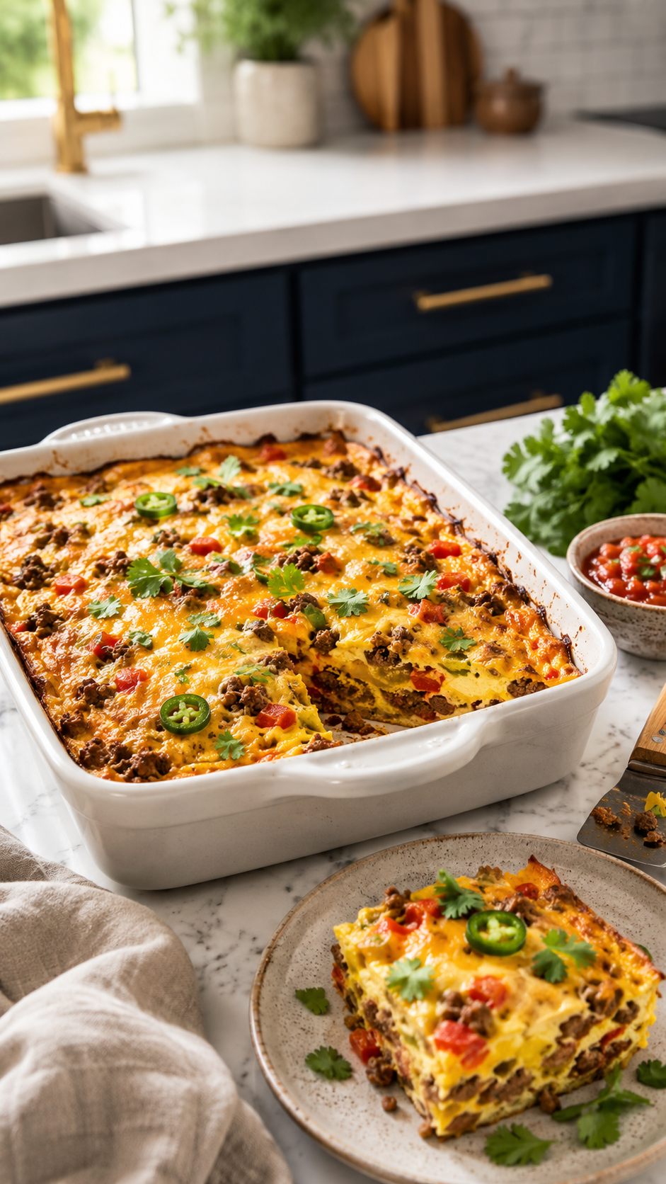 MEXICAN BREAKFAST CASSEROLE 2