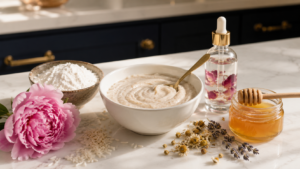 diy rice flour mask