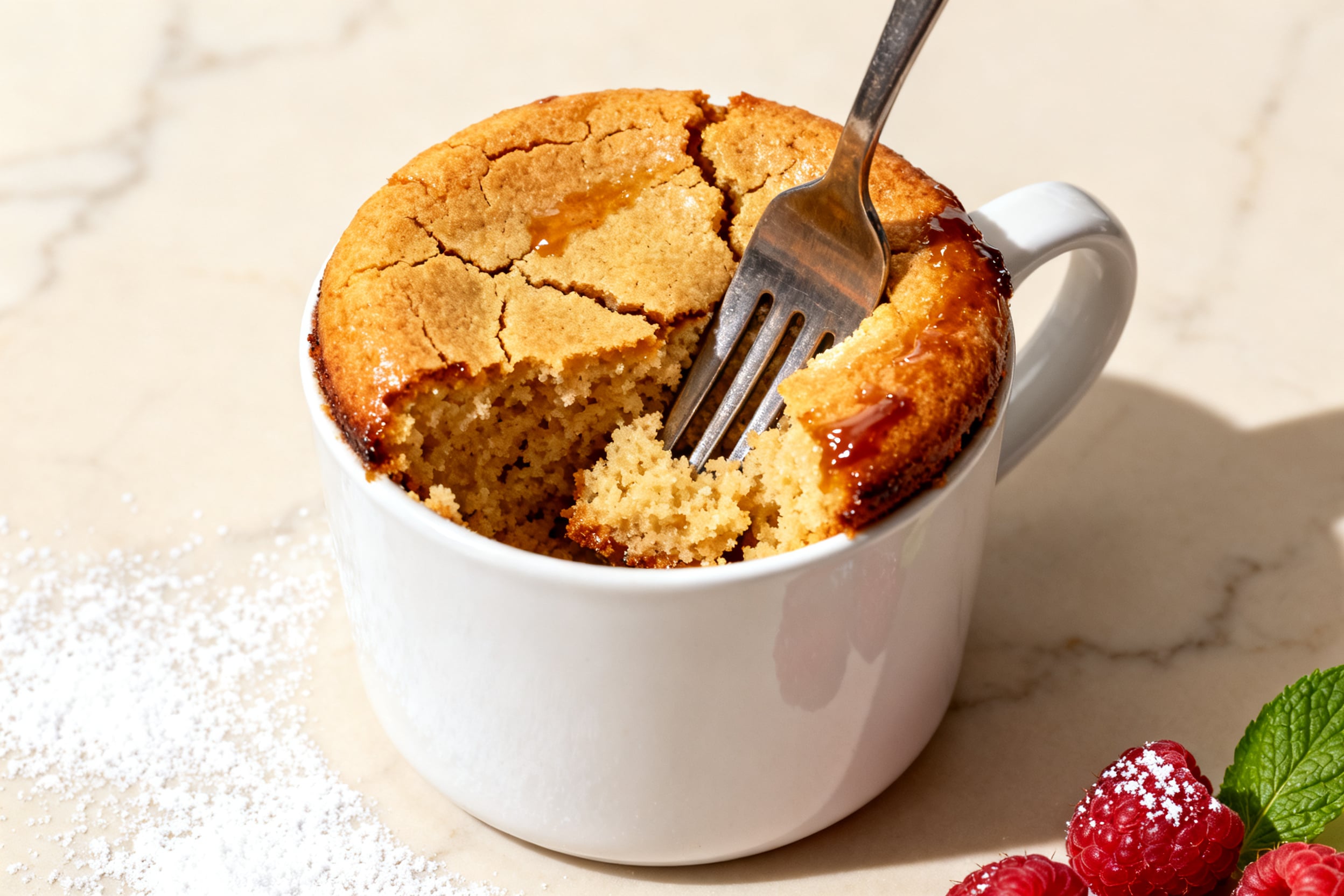 Low Carb Coffee Cake Mug Cake - A Fast, Cozy Treat in Minutes 2 featured image 57204