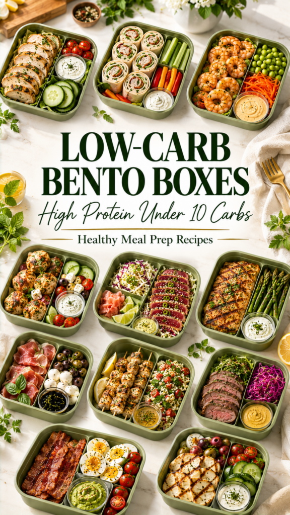 25 High Protein Low Carb Bento Box Lunch Ideas for Easy Meal Prep 28