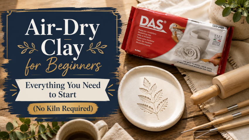 Air Dry Clay for Beginners Everything You Need to Start No Kiln Required