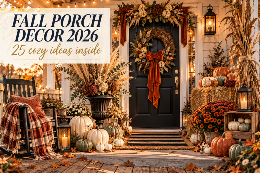 Fall Porch Decor 2026: 25 Cozy Ideas to Copy This Season 6 Fall porch decor