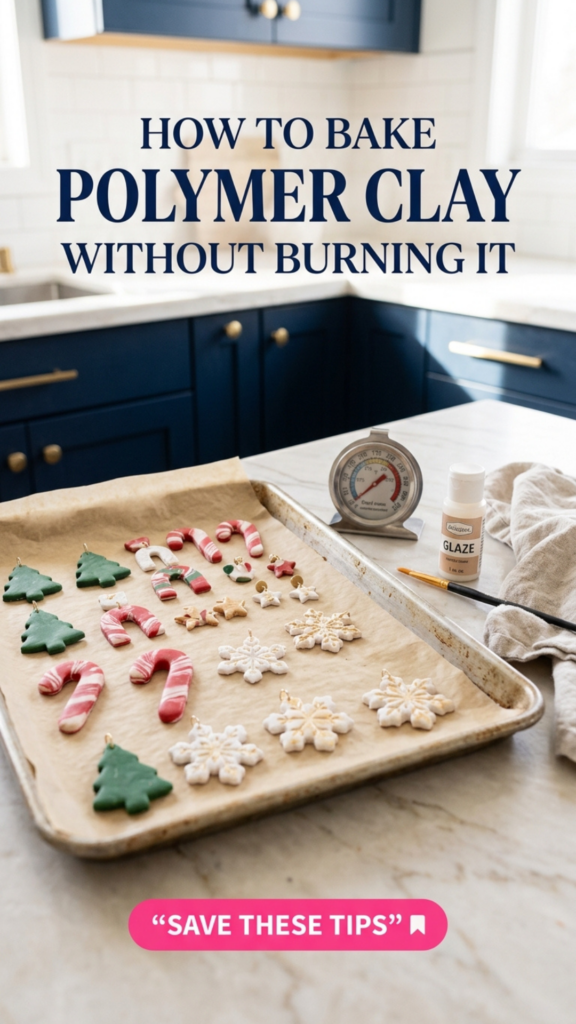 20 Polymer Clay Christmas Ornaments and Earrings You Can Make This Weekend 1